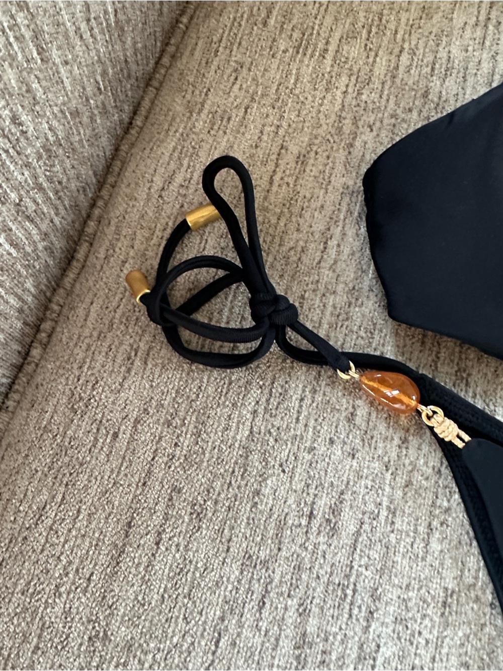 Vix Paula Hermanny Women’s String Bikini Set with Gold Accents size Large NWT. - Picture 5 of 13